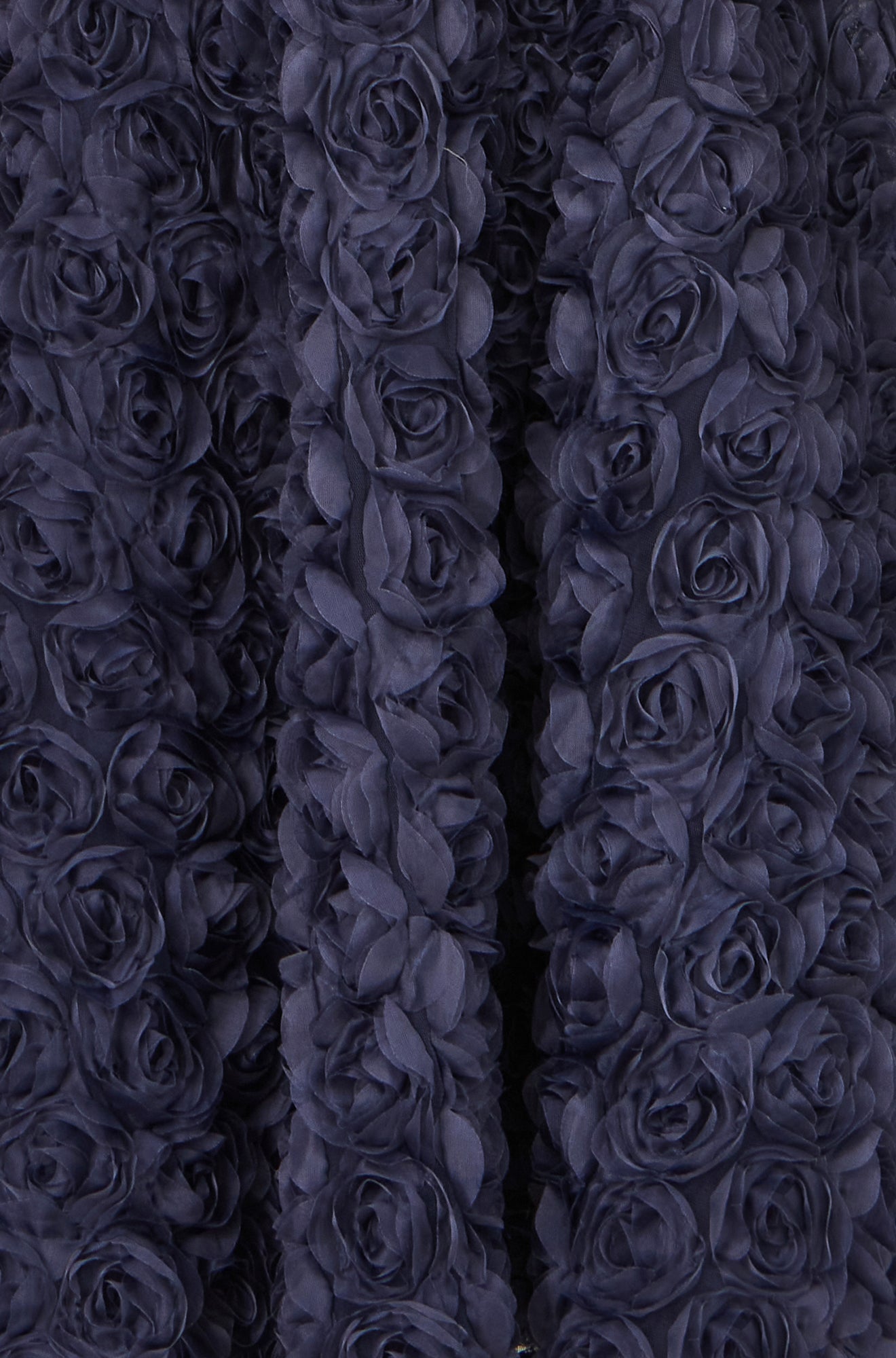 Yumi Navy Applique Floral Skater Dress