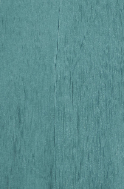 Yumi Green Viscose Maxi Beach Dress