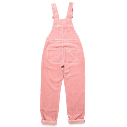 Women’s Pink Chunky Cord Dungarees