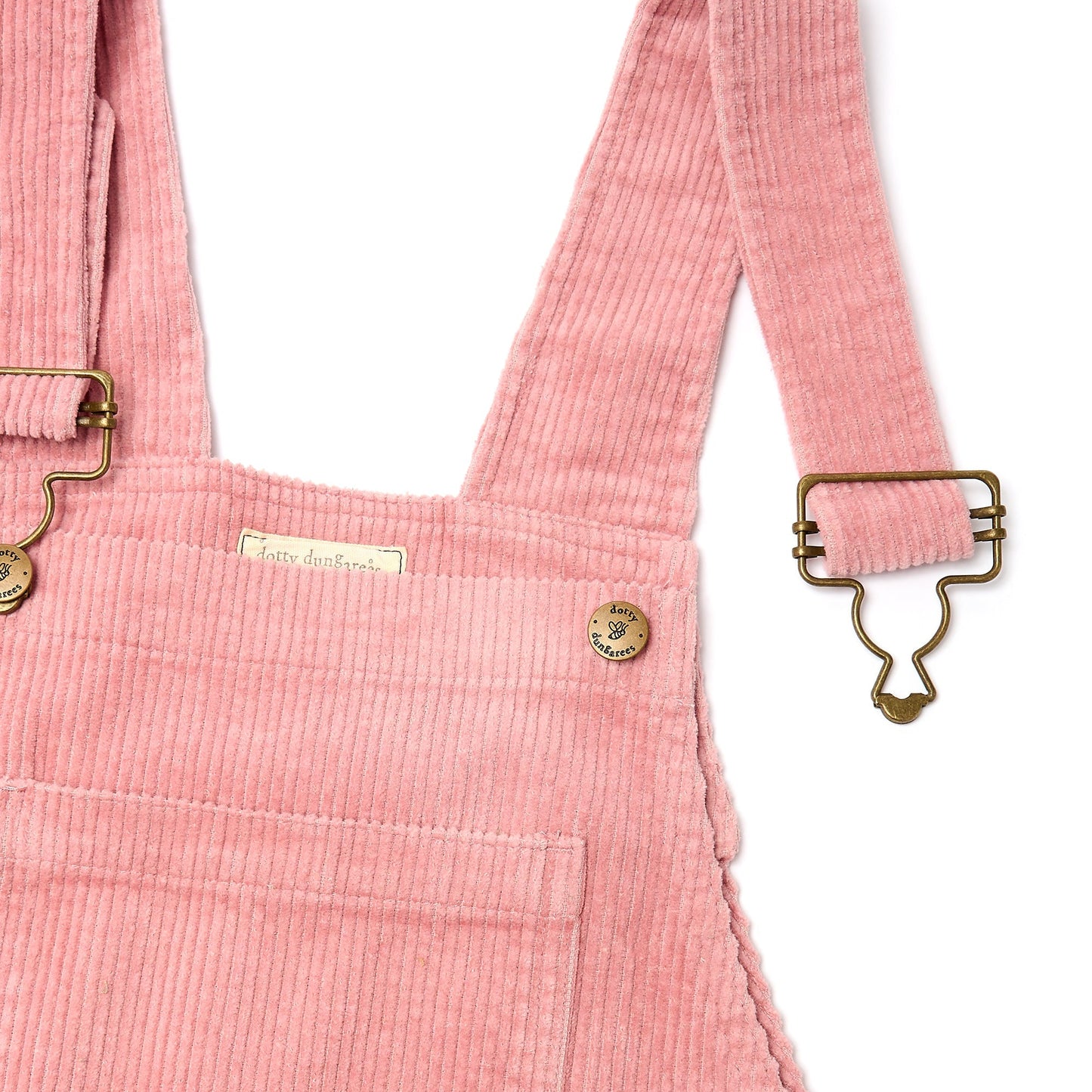 Women’s Pink Chunky Cord Dungarees