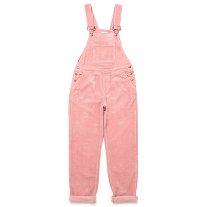 Women’s Pink Chunky Cord Dungarees