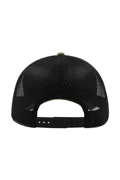 XAPE Classic Badge Logo Trucker Cap - Olive/Black