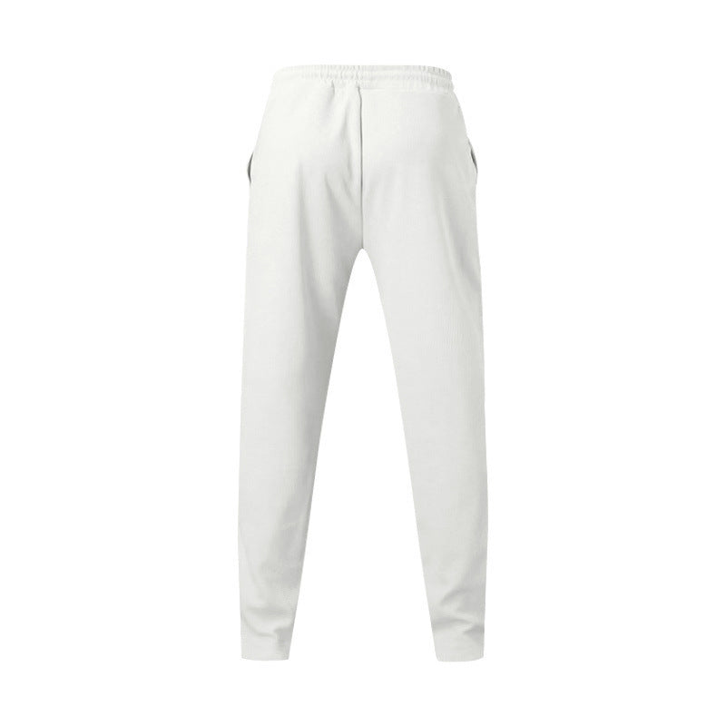 Men’s Relaxed Drawstring Straight-Leg Trousers