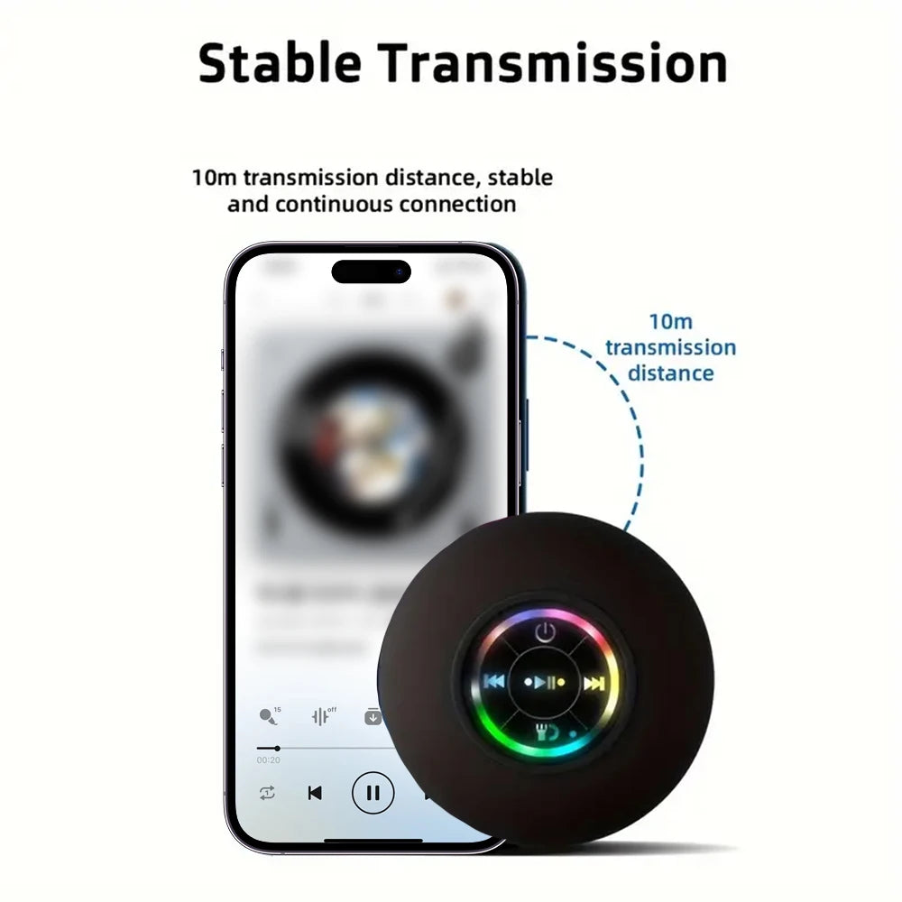 Portable Wireless Bluetooth Speaker LED Light
