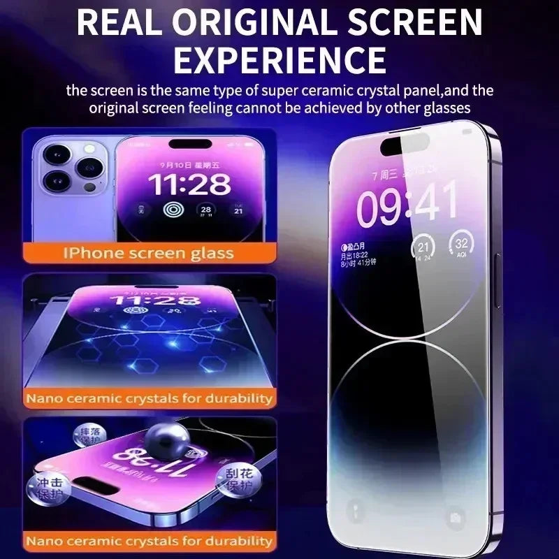 High End Tempered Glass Screen Protector With Alignment Mounting Cover
