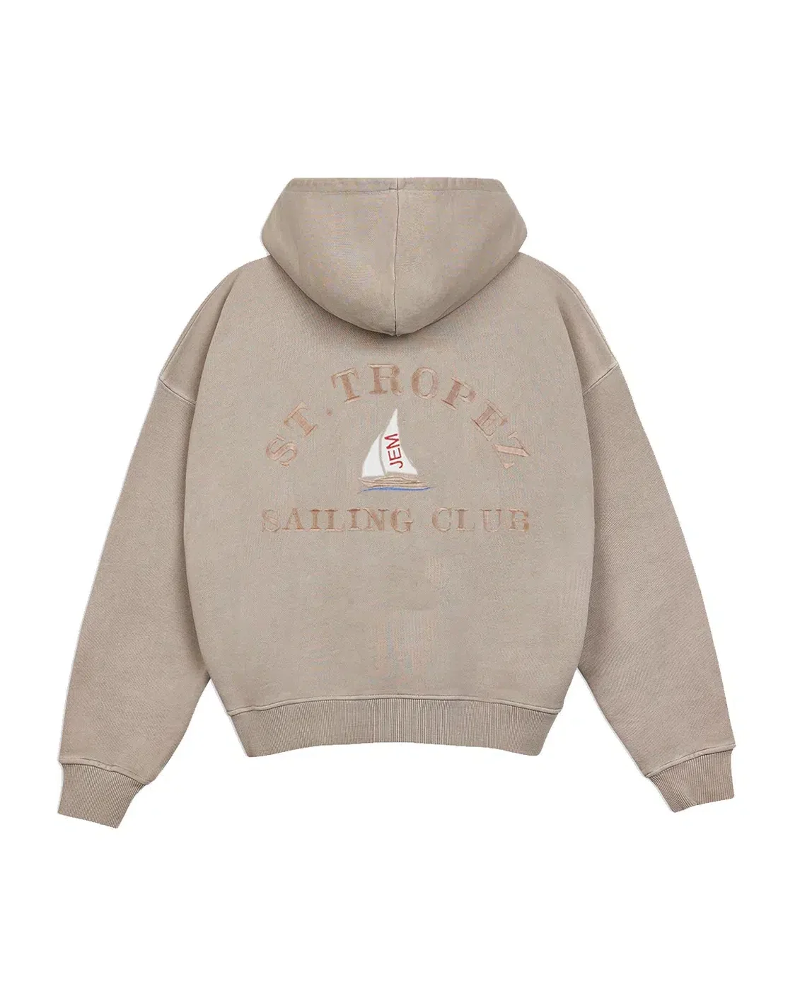 St Tropez Heavyweight Hoodie Beige