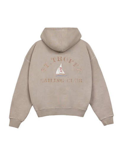 St Tropez Heavyweight Hoodie Beige