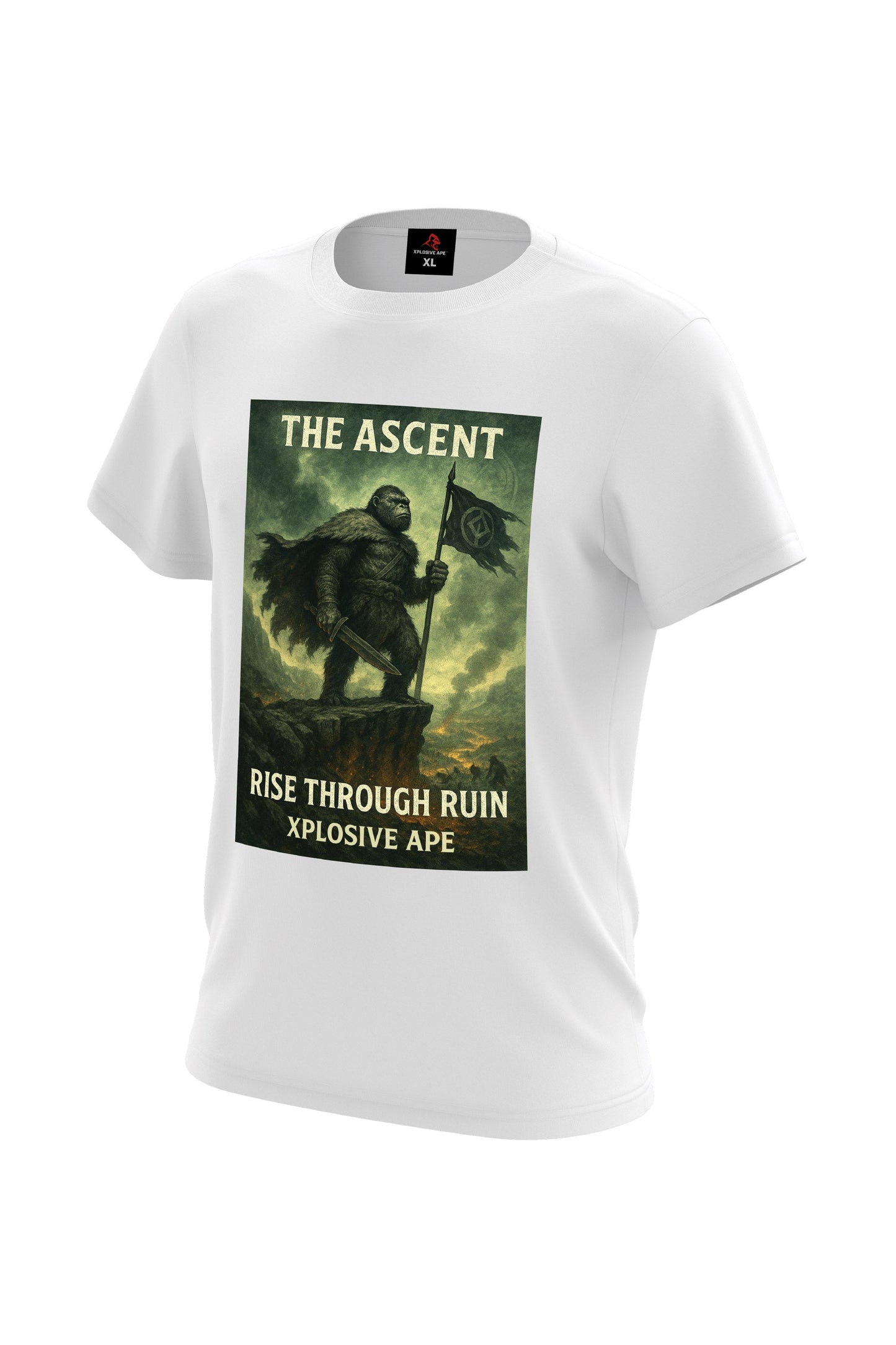 XAPE Rise Through Ruin Tee - White